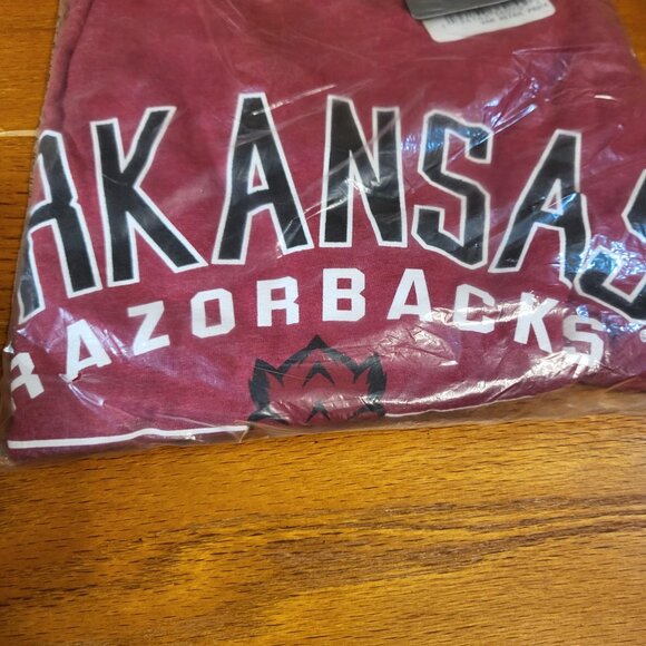 Champion Men's NCAA School Pride Arkansas Short Sleeve T Shirt XL Maroon - Picture 7 of 7